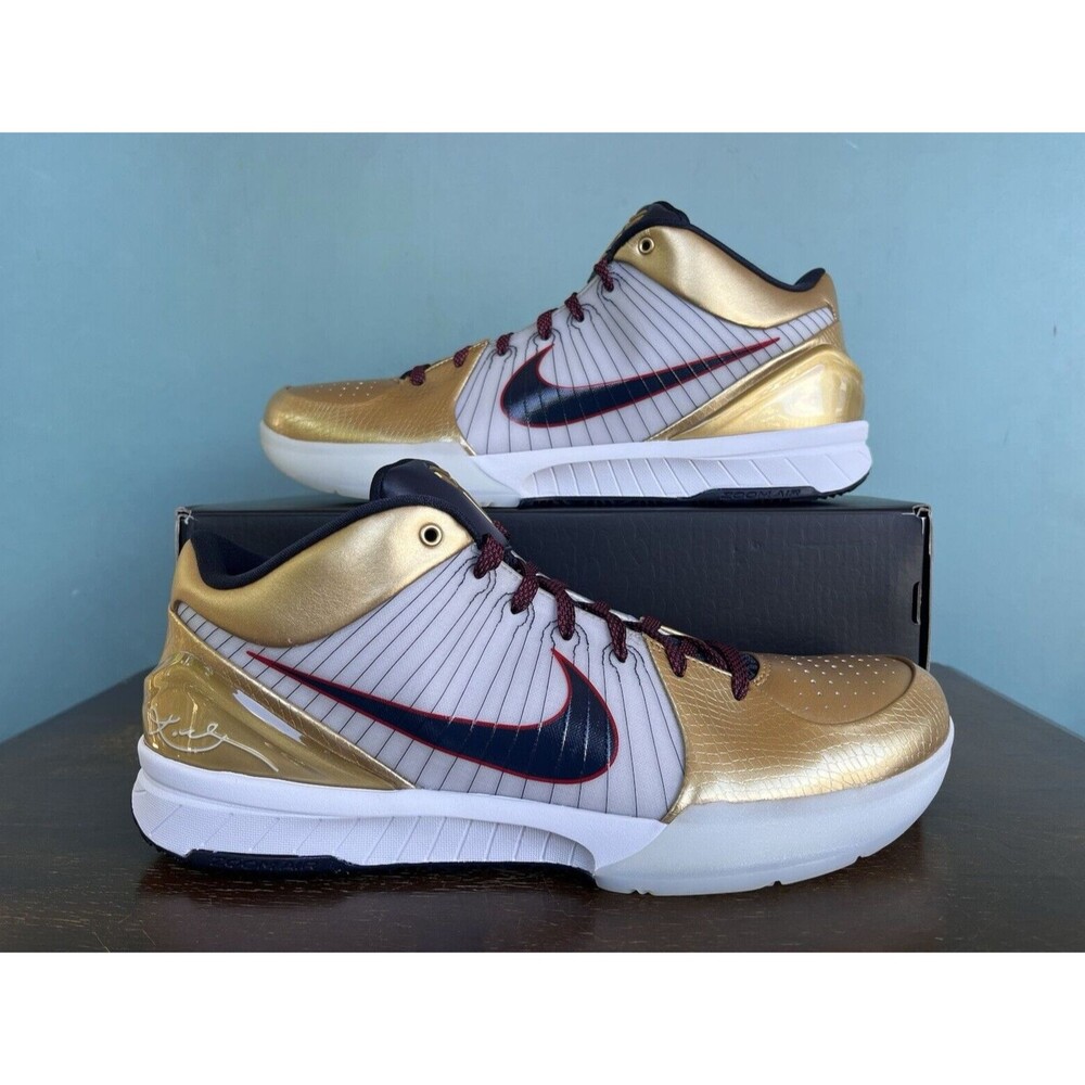 Nike Kobe 4 Protro 2024 "Gold Medal" Basketball Shoes Men's Size 8.5 FQ3554-100